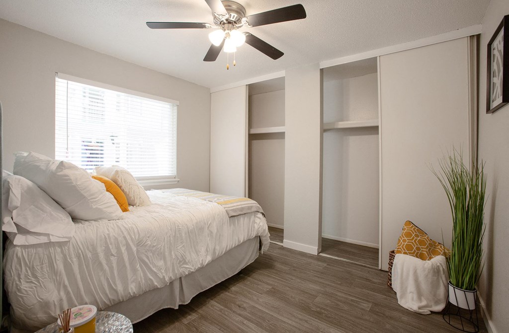Bedroom at Encanto Lofts in Albuquerque New Mexico